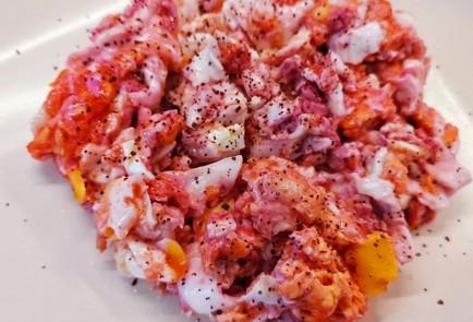 Фото шага рецепта Скрэмбл со свекольным соком 152870 шаг 7  