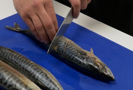 Фото шага рецепта Скумбрия в духовке 140245 шаг 2  