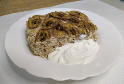 Фото шага рецепта Сладкая запеканка из гречки с бананом 190735 шаг 10  