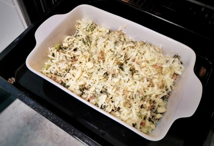 Фото шага рецепта Сливочная брюссельская капуста с беконом 140716 шаг 21  