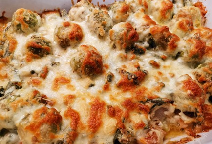 Фото шага рецепта Сливочная брюссельская капуста с беконом 140716 шаг 23  