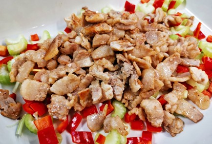 Фото шага рецепта Сливочная брюссельская капуста с беконом 140716 шаг 7  