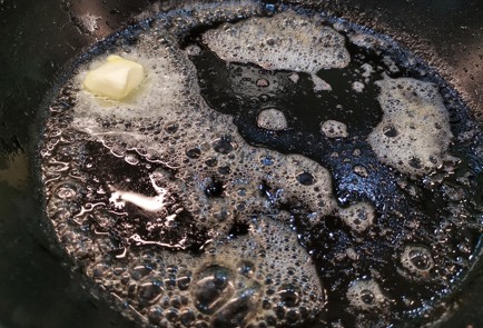 Фото шага рецепта Сливочная брюссельская капуста с беконом 140716 шаг 8  