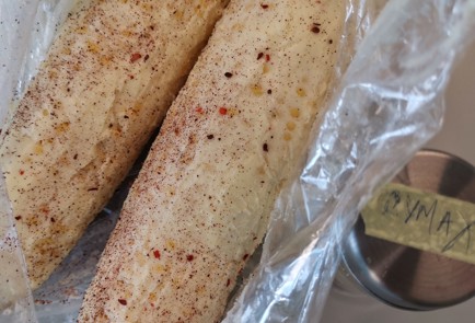 Фото шага рецепта Сливочная кукуруза в рукаве для запекания 152646 шаг 6  