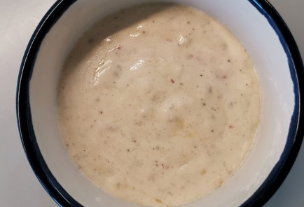 Фото шага рецепта Сливочносырный соус для нагетсов 173369 шаг 10  