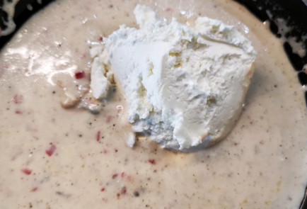 Фото шага рецепта Сливочносырный соус для нагетсов 173369 шаг 8  