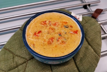 Фото шага рецепта Сливочносырный соус 191153 шаг 11  