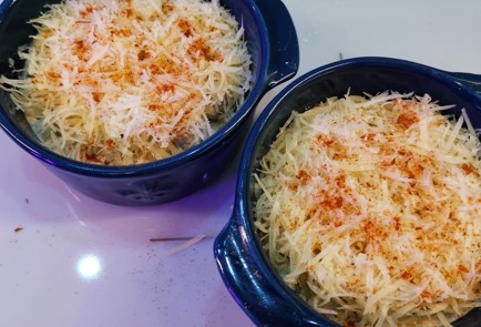 Фото шага рецепта Сливочный жюльен с паприкой 152236 шаг 10  