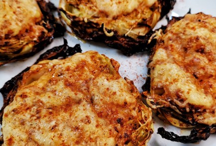 Фото шага рецепта Сливочные капустные стейки с сыром 152587 шаг 12  