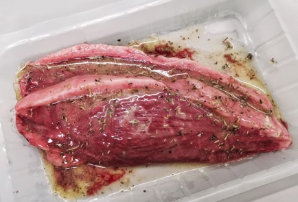 Фото шага рецепта Сливочный стейк стриплойн 140424 шаг 8  