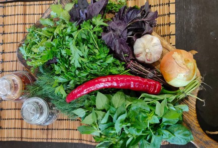 Фото шага рецепта Сливовый соус с зеленью как ткемали 174221 шаг 5  