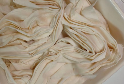 Фото шага рецепта Слоеный пирог с овощами и грибами 188772 шаг 3  