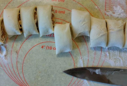 Фото шага рецепта Слойки с шоколадным кремом 189235 шаг 26  