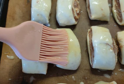 Фото шага рецепта Слойки с шоколадным кремом 189235 шаг 29  