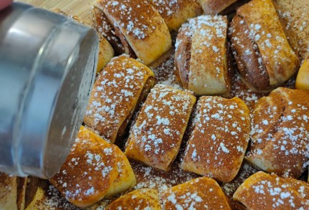 Фото шага рецепта Слойки с шоколадным кремом 189235 шаг 32  