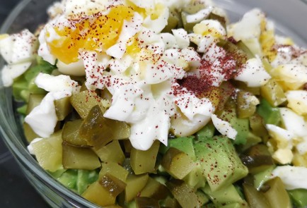 Фото шага рецепта Сочинский салат с маринованными огурцами 152342 шаг 6  