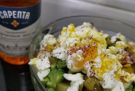 Фото шага рецепта Сочинский салат с маринованными огурцами 152342 шаг 7  