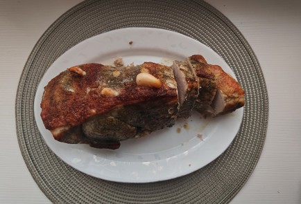 Фото шага рецепта Сочная свинина с чесноком в рукаве 189370 шаг 11  