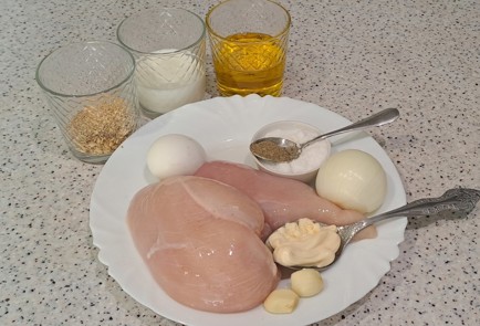 Фото шага рецепта Сочные рубленые куриные котлеты с овсяными хлопьями в духовке 186874 шаг 1  
