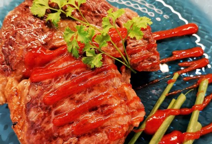 Фото шага рецепта Сочный стейк рибай 174659 шаг 11  