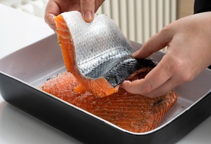 Фото шага рецепта Соленая семга 151711 шаг 6  