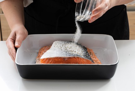 Фото шага рецепта Соленая семга 151711 шаг 7  