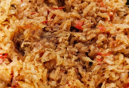 Фото шага рецепта Солянка из капусты и баклажана 152925 шаг 10  