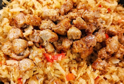 Фото шага рецепта Солянка из капусты и баклажана 152925 шаг 12  