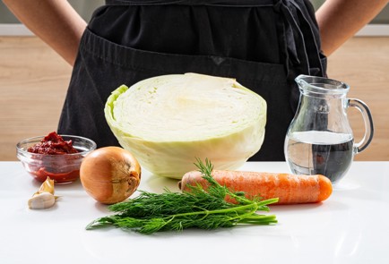 Фото шага рецепта Солянка из капусты 188146 шаг 1  