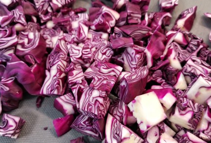 Фото шага рецепта Солянка из краснокочанной капусты с фаршем 152592 шаг 1  