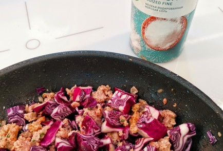 Фото шага рецепта Солянка из краснокочанной капусты с фаршем 152592 шаг 5  