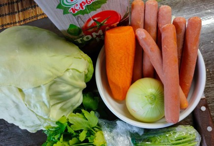 Фото шага рецепта Солянка из свежей капусты 175459 шаг 2  