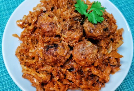 Фото шага рецепта Солянка с тефтельками 175388 шаг 14  