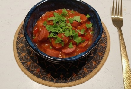 Фото шага рецепта Сосиски тушенные с овощами 191269 шаг 11  