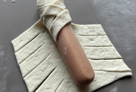 Фото шага рецепта Сосиски в тесте 174251 шаг 10  