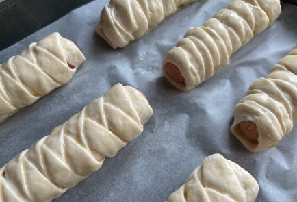 Фото шага рецепта Сосиски в тесте 174251 шаг 11  