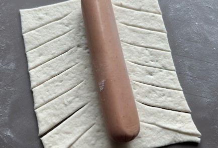 Фото шага рецепта Сосиски в тесте 174251 шаг 9  