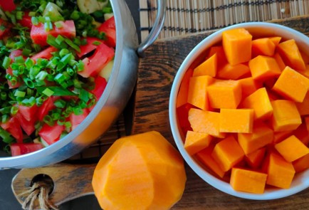 Фото шага рецепта Соте из тыквы и баклажана 174789 шаг 12  