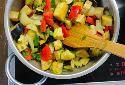 Фото шага рецепта Соте из тыквы и баклажана 174789 шаг 13  