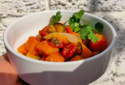 Фото шага рецепта Соте из тыквы и баклажана 174789 шаг 17  