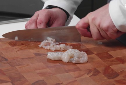 Фото шага рецепта Соус из креветок к пасте 175576 шаг 3  