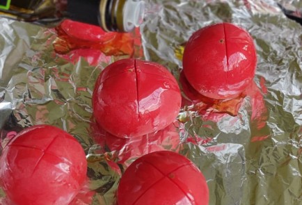 Фото шага рецепта Соус из запеченных томатов 173823 шаг 3  