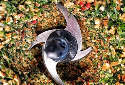 Фото шага рецепта Соус песто с печеным перцем 151585 шаг 14  