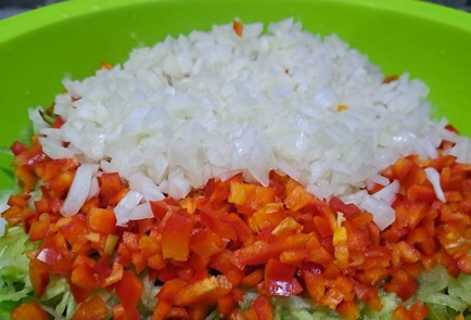 Фото шага рецепта Соус на зиму  релиш из огурцов 190212 шаг 5  