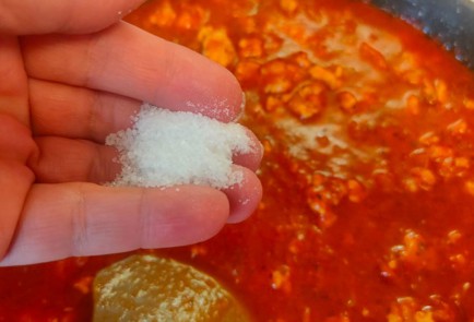 Фото шага рецепта Спагетти как болоньезе 188811 шаг 14  