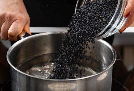 Фото шага рецепта Спагетти с чечевицей 176114 шаг 5  