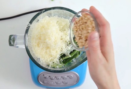 Фото шага рецепта Спагетти с лимонным песто 30218 шаг 9  