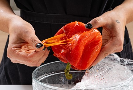 Фото шага рецепта Спагетти с песто посицилийски 186977 шаг 5  