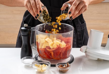 Фото шага рецепта Спагетти с песто посицилийски 186977 шаг 6  