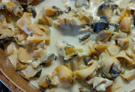 Фото шага рецепта Спагетти с рапанами 190121 шаг 13  